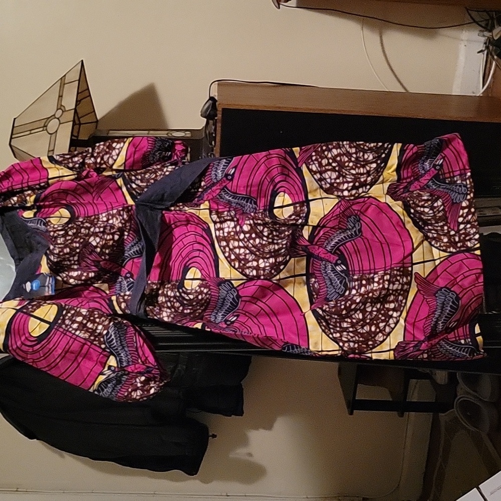 African Print dress.